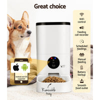 Thumbnail for i.Pet Automatic Pet Feeder 6L Auto Wifi Dog Cat Feeder Smart Food App Control