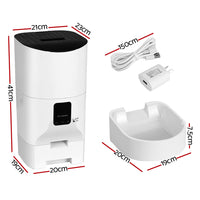 Thumbnail for i.Pet Automatic Pet Feeder 9L Auto Wifi Dog Cat Feeder Smart Food App Dispenser