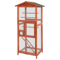 Thumbnail for i.Pet Bird Cage Wooden Pet Cages Aviary Large Carrier Travel Canary Cockatoo Parrot XL