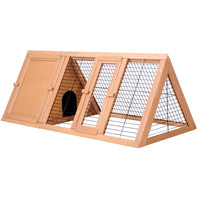 Thumbnail for i.Pet Rabbit Hutch Wooden Chicken Coop Pet Hutch 119cm x 51cm x 44cm