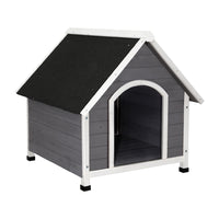 Thumbnail for i.Pet Dog Kennel Outdoor Wooden Indoor Puppy Pet House Weatherproof XL Large