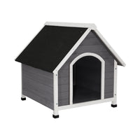 Thumbnail for i.Pet Dog Kennel House Wooden Outdoor Indoor Puppy Pet House Weatherproof Large