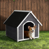 Thumbnail for i.Pet Dog Kennel House Wooden Outdoor Indoor Puppy Pet House Weatherproof Large