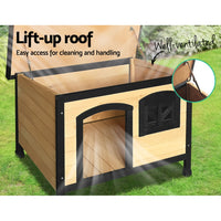 Thumbnail for i.Pet Dog Pet Kennel Dog House Large Wooden 96cm x 69cm x 66cm