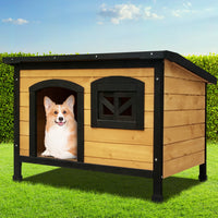 Thumbnail for i.Pet Dog Pet Kennel Dog House Large Wooden 96cm x 69cm x 66cm