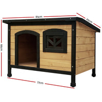 Thumbnail for i.Pet Dog Kennel Kennels Outdoor Wooden Pet House Cabin Puppy Large L Outside