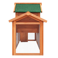 Thumbnail for i.Pet Rabbit Hutch Chicken Coop Wooden Cage Pet Hutch 220cm x 52cm x 84cm