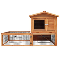 Thumbnail for i.Pet Rabbit Hutch Chicken Coop 155cm Tall Wooden Pet Hutch