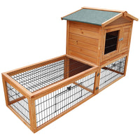 Thumbnail for i.Pet Rabbit Hutch Chicken Coop 155cm Tall Wooden Pet Hutch