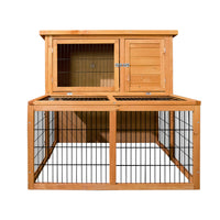 Thumbnail for i.Pet Rabbit Hutch Wooden Pet Chicken Coop 100cm Tall