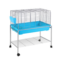 Thumbnail for i.Pet Rabbit Cage Hutch Cages Indoor Hamster Enclosure Carrier Bunny Blue