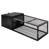 Thumbnail for i.Pet Rabbit Cage Hutch Cages Indoor Outdoor Hamster Enclosure Pet Metal Carrier 122CM Length