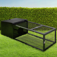 Thumbnail for i.Pet Rabbit Cage Hutch Cages Indoor Outdoor Hamster Enclosure Pet Metal Carrier 122CM Length