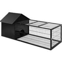 Thumbnail for i.Pet Rabbit Cage Hutch Cages Indoor Outdoor Hamster Enclosure Pet Metal Carrier 162CM Length