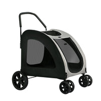 Thumbnail for i.Pet Pet Dog Stroller Pram Large Carrier Cat Travel Foldable Strollers 4 Wheels