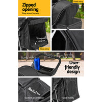 Thumbnail for i.Pet 3 Wheel Pet Stroller - Black