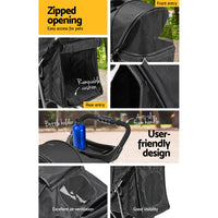 Thumbnail for i.Pet 4 Wheel Pet Stroller - Black