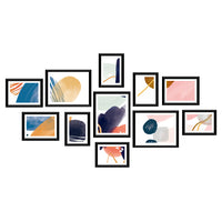 Thumbnail for Artiss Photo Frames 11PCS  5x7in 6x8in 8x10in Hanging Wall Frame Black