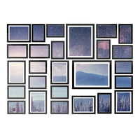 Thumbnail for Artiss Photo Frames 26PCS  8x10in 5x7in 4x6in 3.5x5in Hanging Wall Frame Black