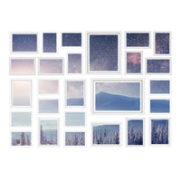 Thumbnail for Artiss Photo Frames 26PCS  8x10in 5x7in 4x6in 3.5x5in Hanging Wall Frame White