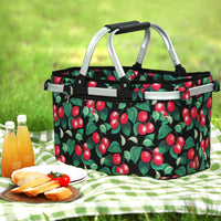 Thumbnail for Alfresco Picnic Bag Basket Folding Large Hamper Camping Hiking Insulated