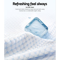 Thumbnail for Giselle Memory Foam Pillow Ice Silk Cover Contour Pillows Cool Cervical Support