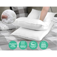 Thumbnail for Giselle Bedding Set of 4 Medium & Firm Cotton Pillows