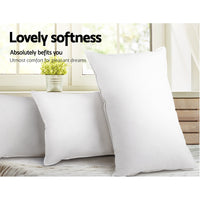 Thumbnail for Giselle Bedding Set of 4 Medium & Firm Cotton Pillows