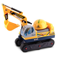 Thumbnail for Keezi Kids Ride On Excavator - Yellow