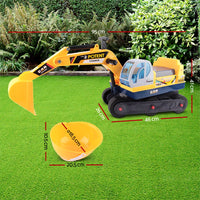 Thumbnail for Keezi Kids Ride On Excavator - Yellow