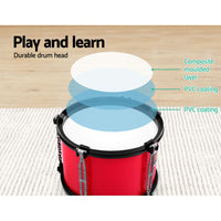 Thumbnail for Keezi Kids 7 Drum Set Junior Drums Kit Musical Play Toys Childrens Mini Big Band