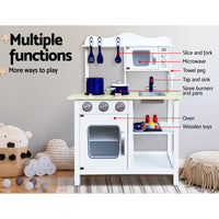 Thumbnail for Keezi 18 Piece Kids Kitchen Play Set - White