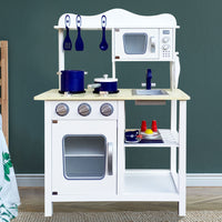 Thumbnail for Keezi 18 Piece Kids Kitchen Play Set - White