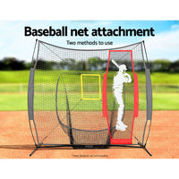 Thumbnail for Everfit Baseball Pitching Kit with Rack Rebound Net Softball Training Aid