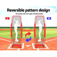 Thumbnail for Everfit Baseball Pitching Kit with Rack Rebound Net Softball Training Aid