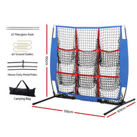 Thumbnail for Everfit 9 Pockets Pitching Net Baseball Football Target Net Softball Pitcher