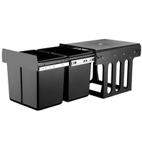 Thumbnail for Cefito 2x15L Pull Out Bin - Black