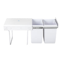 Thumbnail for Cefito 2x20L Pull Out Bin - White