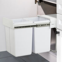 Thumbnail for Cefito 2x20L Pull Out Bin - White