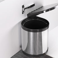 Thumbnail for Cefito Kitchen Swing Out Pull Out Bin Stainless Steel Garbage Rubbish Can 12L