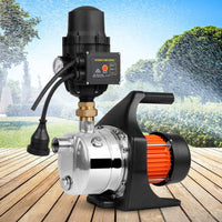 Thumbnail for Giantz Garden Water Pump High Pressure 1500W Tank Rain Farm Irrigation House Black