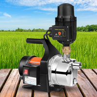 Thumbnail for Giantz Garden Water Pump High Pressure 1500W Tank Rain Farm Irrigation House Black