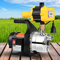 Thumbnail for Giantz Garden Water Pump High Pressure 1500W Tank Rain Farm Irrigation House Yellow