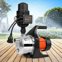 Thumbnail for Giantz Garden Water Pump High Pressure 800W Tank Rain Farm Irrigation House Black