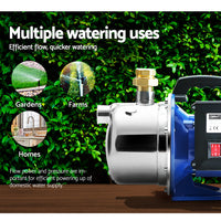 Thumbnail for Giantz Water Pump High Pressure 1100W Stage Jet Rain Tank Pond Garden Irrigation