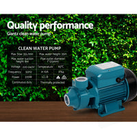 Thumbnail for Giantz Peripheral Pump Water Garden Boiler Car Wash Irrigation Electric QB60