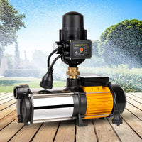 Thumbnail for Giantz Garden Water Pump High Pressure 2000W Multi Stage Tank Rain Irrigation Black