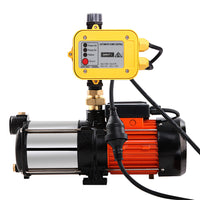 Thumbnail for Giantz Garden Water Pump High Pressure 1800W Multi Stage Tank Rain Irrigation Yellow