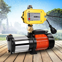 Thumbnail for Giantz Garden Water Pump High Pressure 1800W Multi Stage Tank Rain Irrigation Yellow