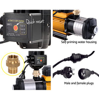 Thumbnail for Giantz Garden Water Pump High Pressure 2000W Multi Stage Tank Rain Irrigation Black